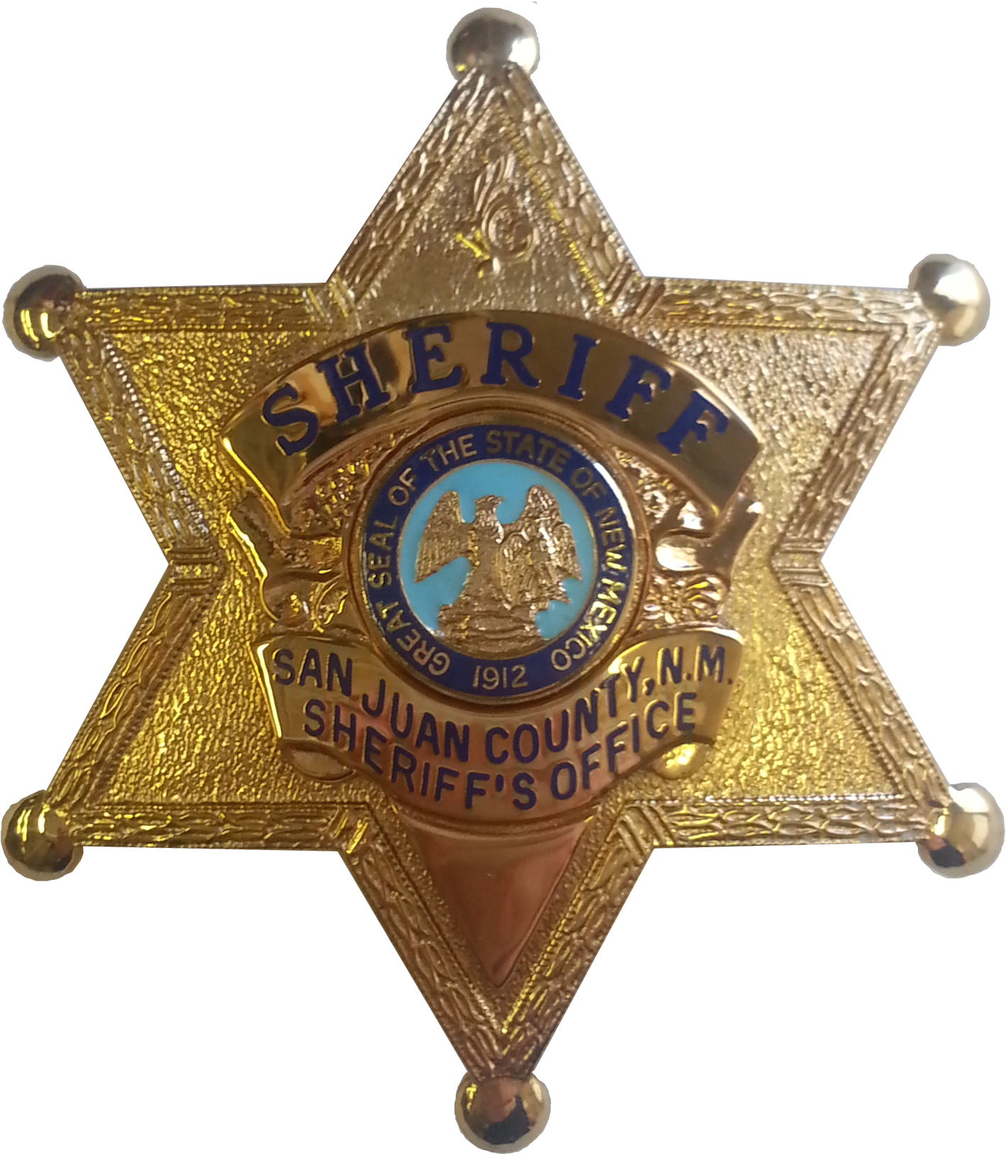 San Juan County Sheriff's Office - Badge (1488x1639), Png Download