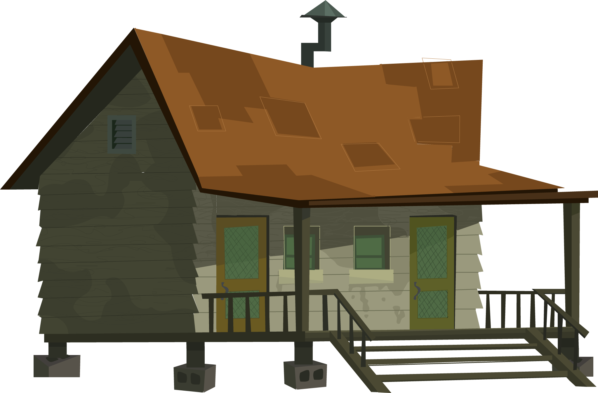 The Deadly Parrots' Cabin Prop - Portable Network Graphics (2048x1345), Png Download