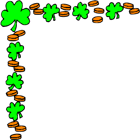 Irish Borders Clip Art - St Patricks Day Clipart Border (490x488), Png Download