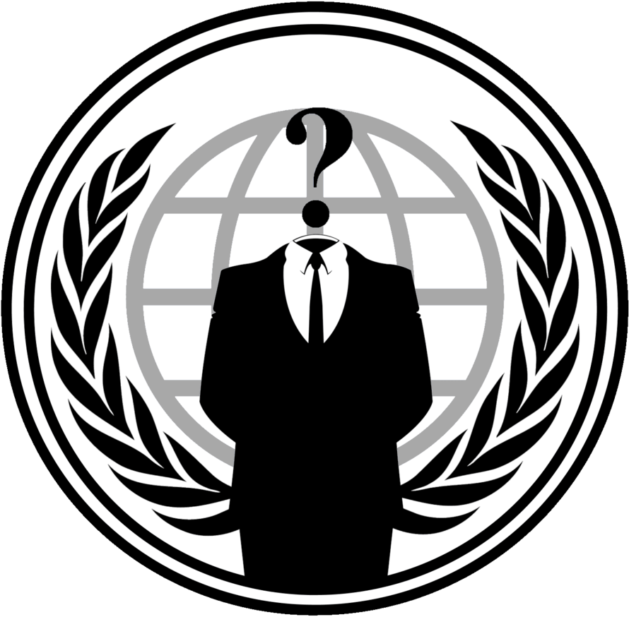 Anonymous Logo - Logo Anonymous (900x878), Png Download