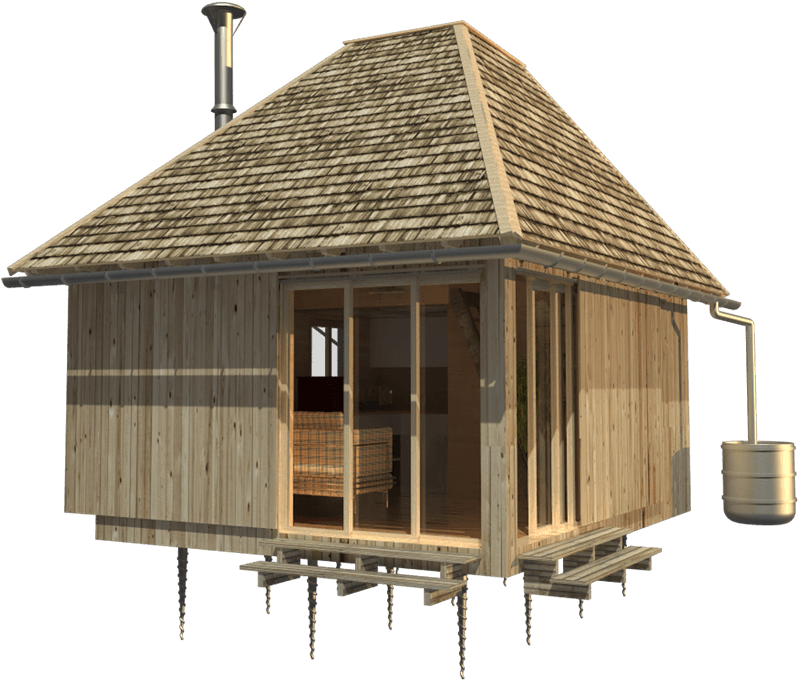 Wood Cabin Plans Aiko Clip Art Black And White Stock - Wooden Cabin Plans To Build (800x800), Png Download