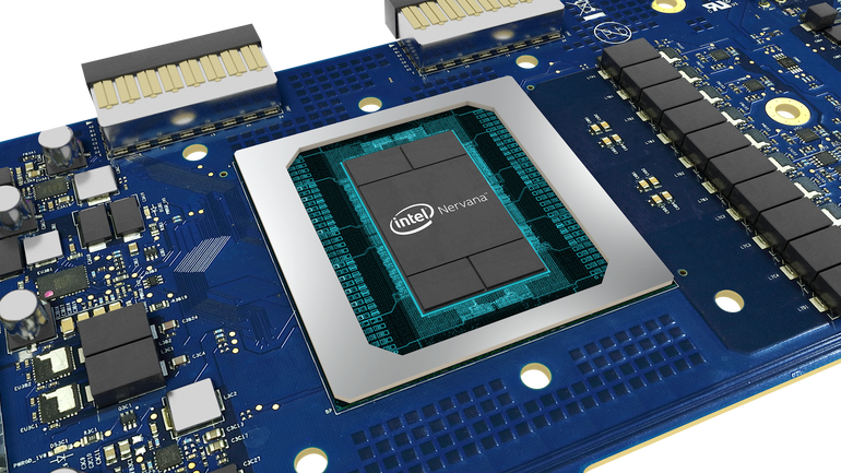 Intel's Nervana Chip Board (770x433), Png Download
