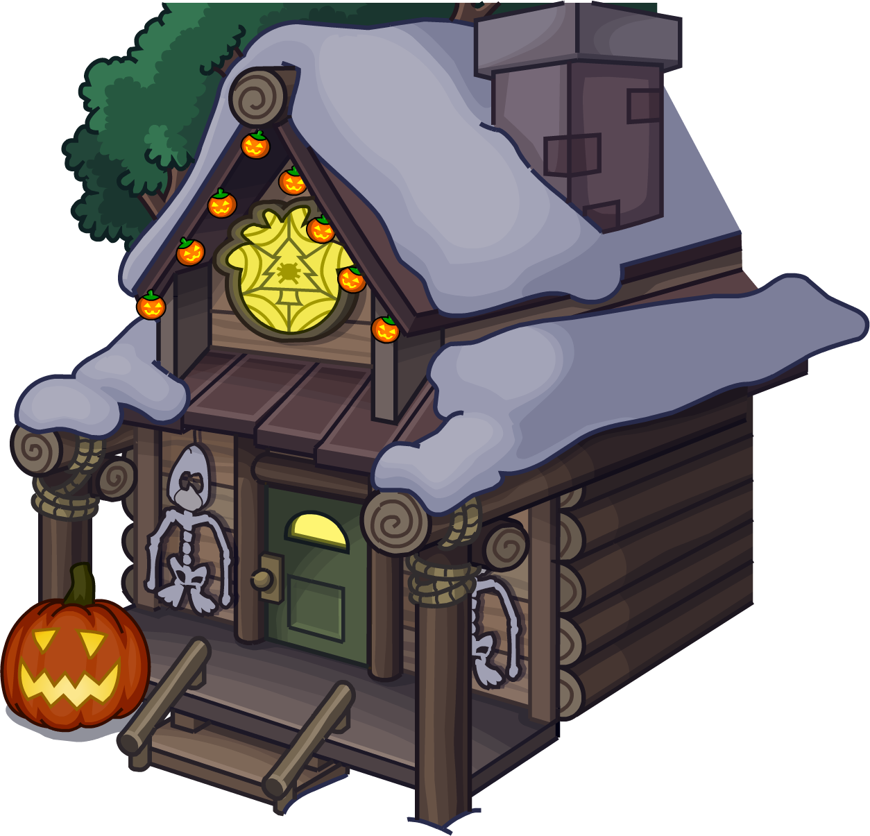 Ski Lodge Png Transparent Ski Lodge - Club Penguin Building Png (1254x1205), Png Download