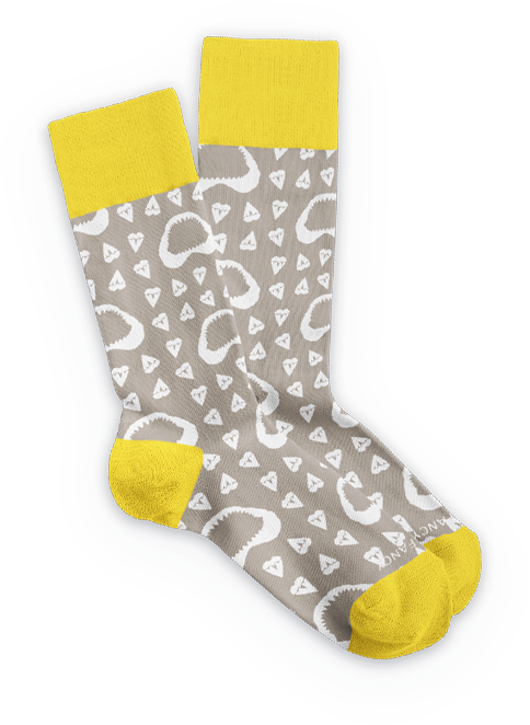 Shark Tooth Yellow - Shark Week (708x708), Png Download