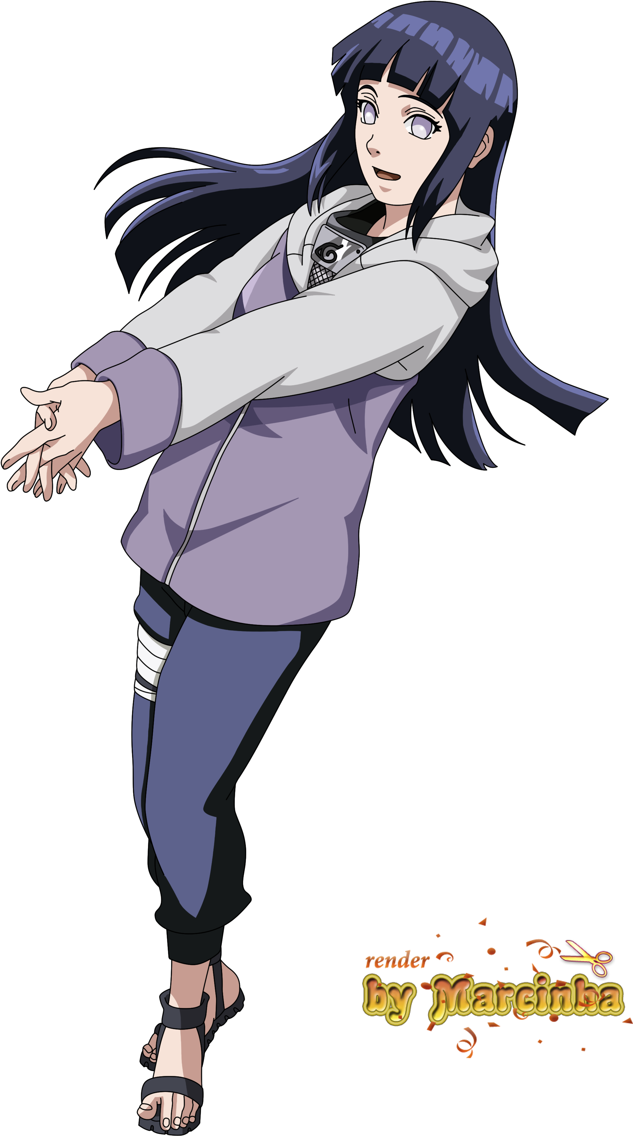 Hinata Hyuuga By Marcinha20 - Itachi (2500x3900), Png Download