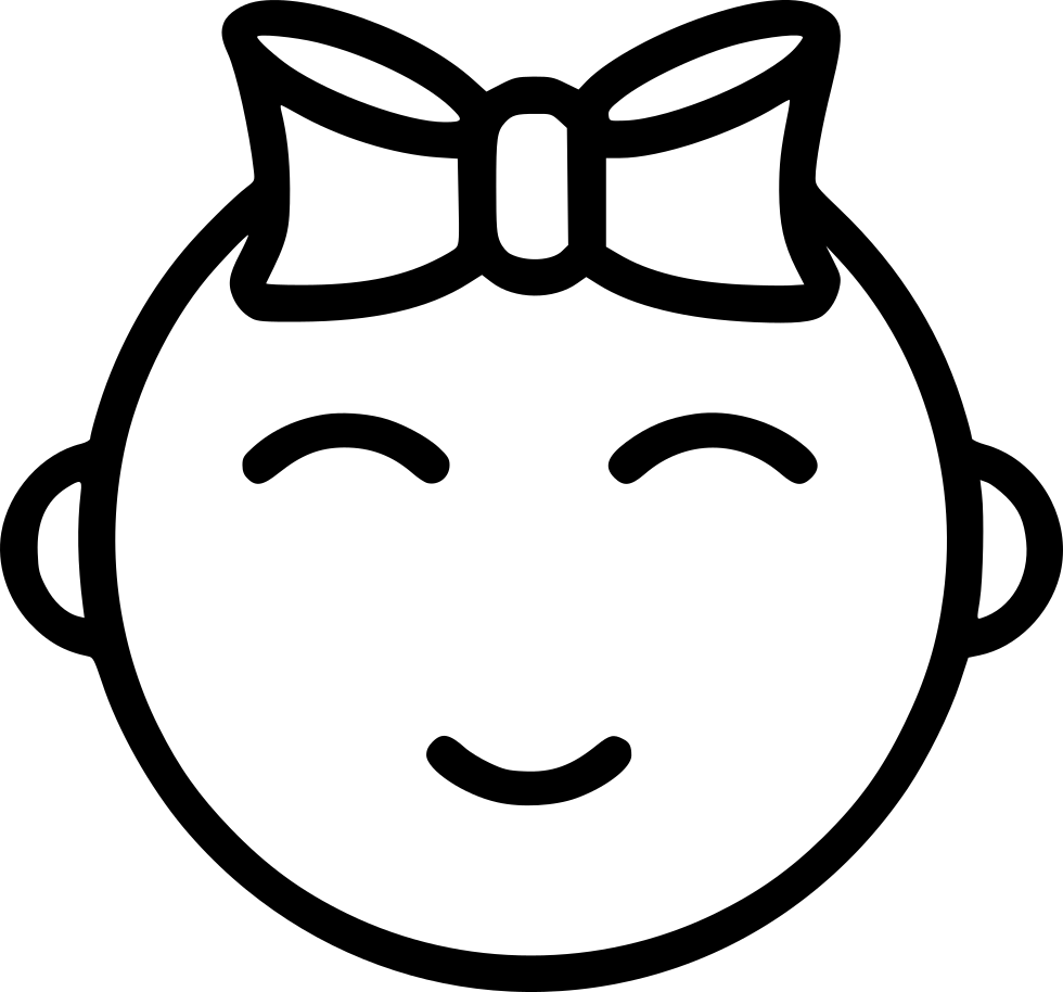 Baby Girl Comments - Icon Baby Girl (980x914), Png Download