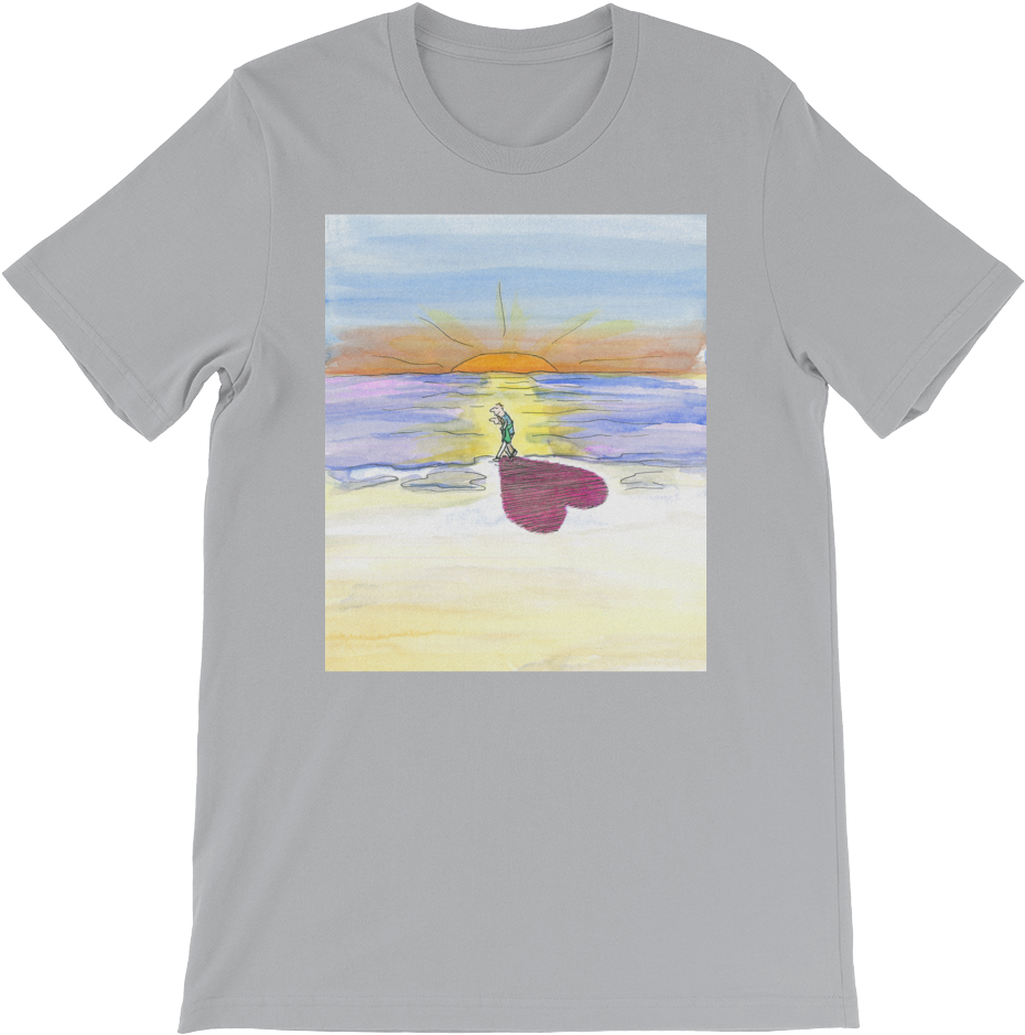 In Love At The Beach Shadow At Sunset Men's And Women's - We Make A Great Pear! Funny, Pun, Gifts For Her, Gifts (1000x1000), Png Download