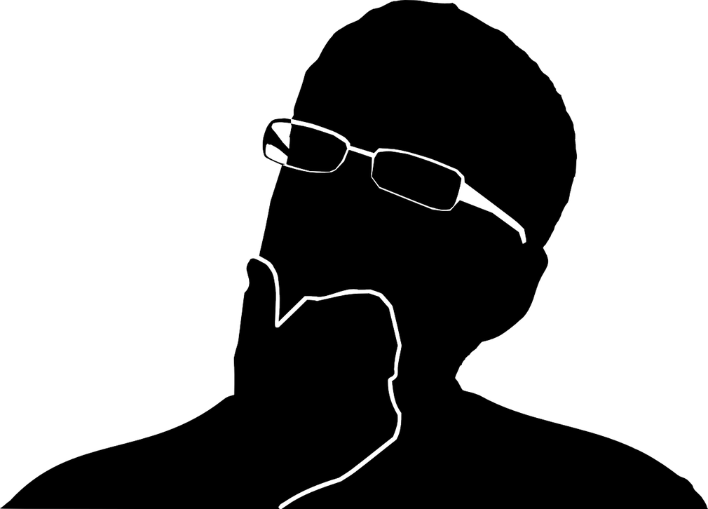 Don T Know Silhouette (600x432), Png Download