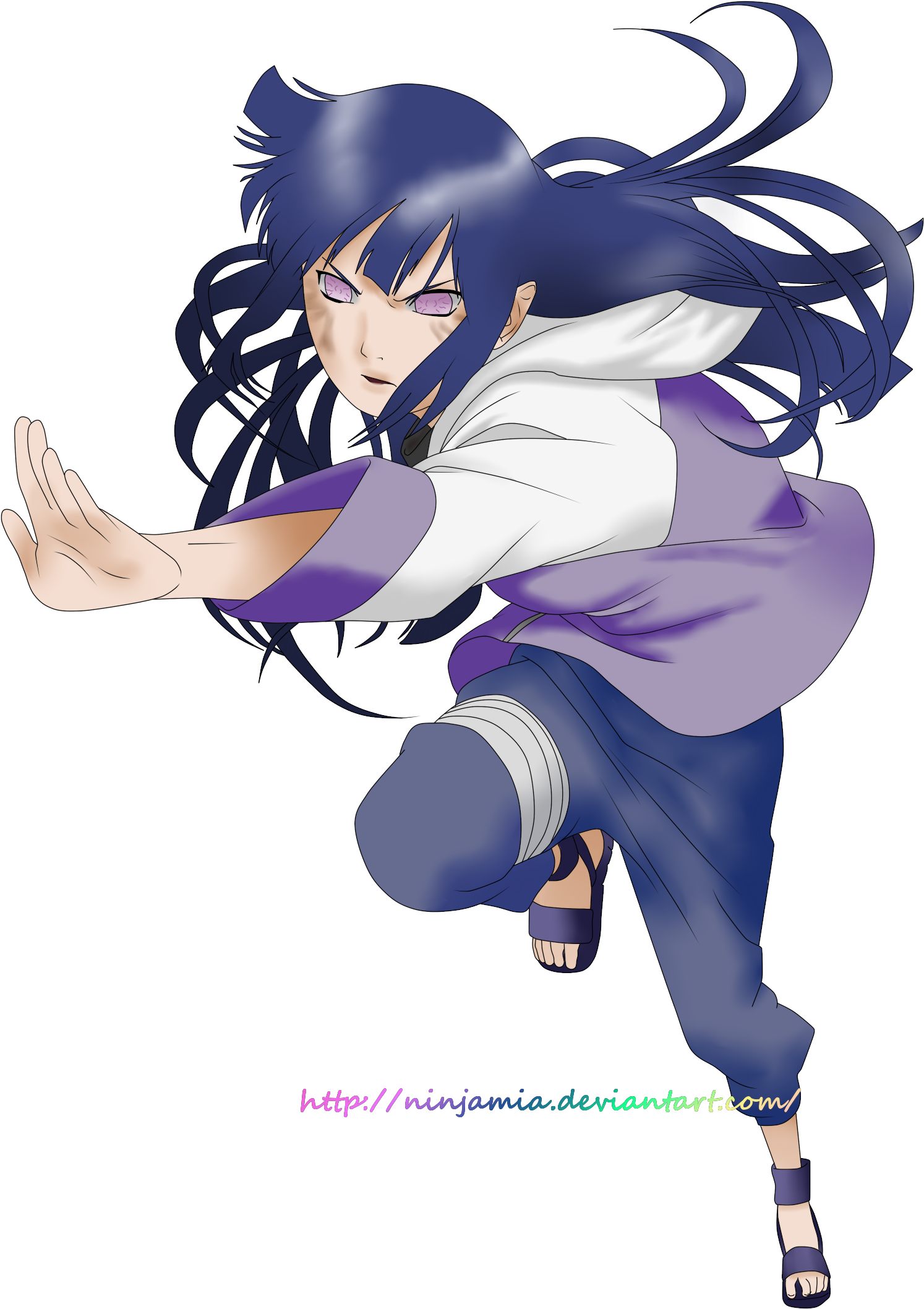 Hinata Png Picture - Hyuuga Hinata Png (1543x2177), Png Download