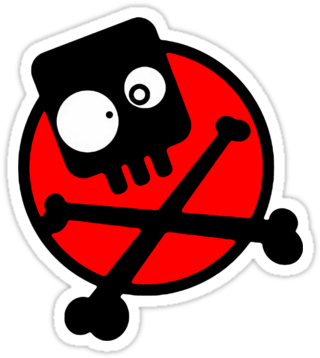 Funny Skull - Skull And Bones Funny (375x360), Png Download