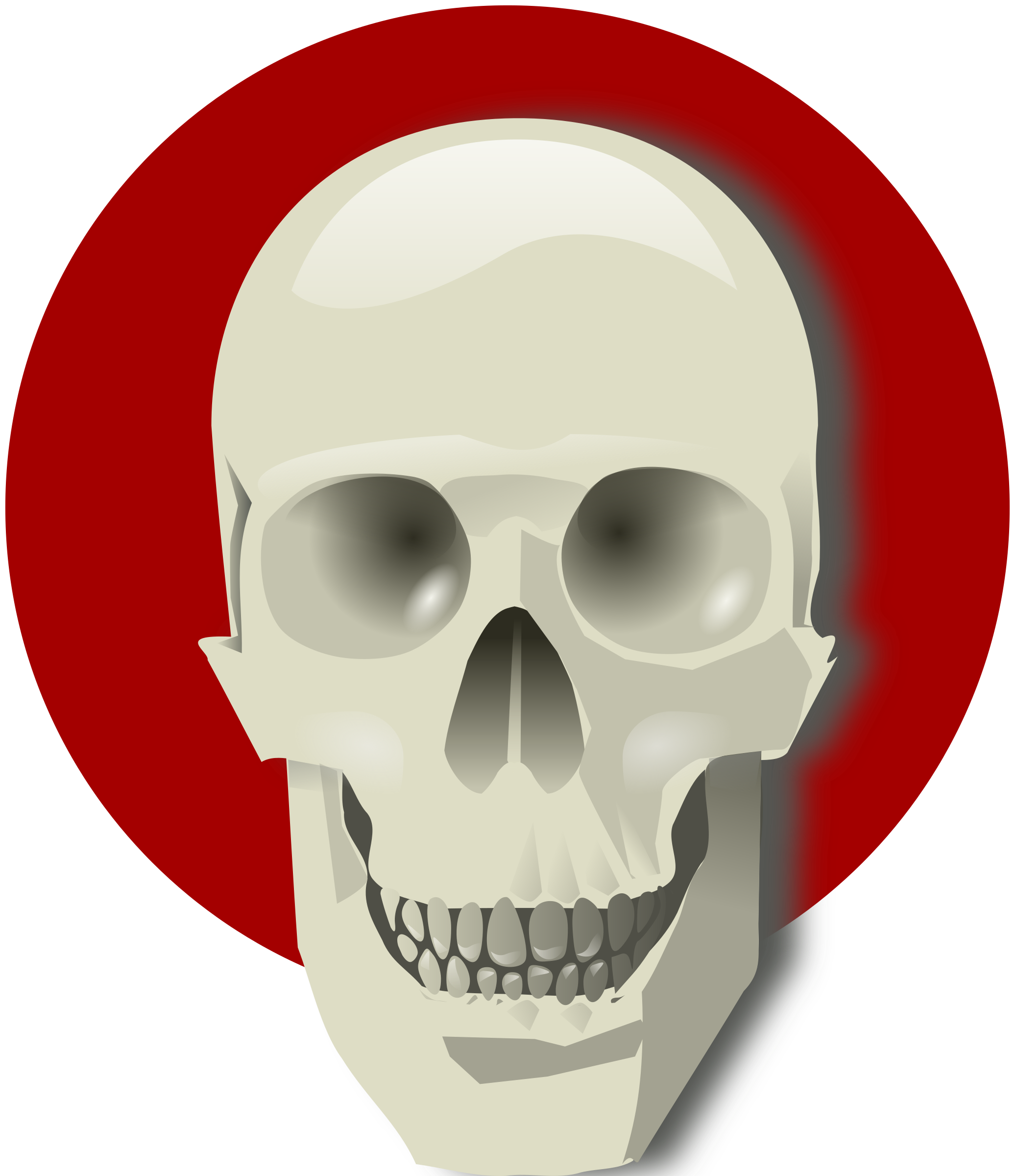 This Free Icons Png Design Of Human Skull (2072x2400), Png Download