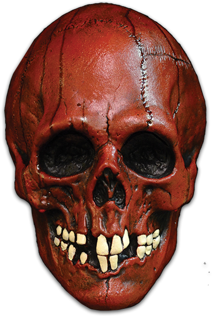 Nightowl Skull - Blood - Halloween Mask Png (436x639), Png Download