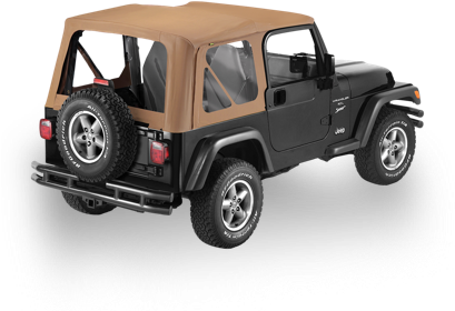 Jeep Bikini Safari Top (408x336), Png Download