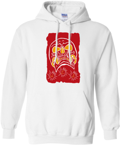 Red Skull Hoodie - Michigan State Spartans Basic Hoodie - Small - White (480x480), Png Download