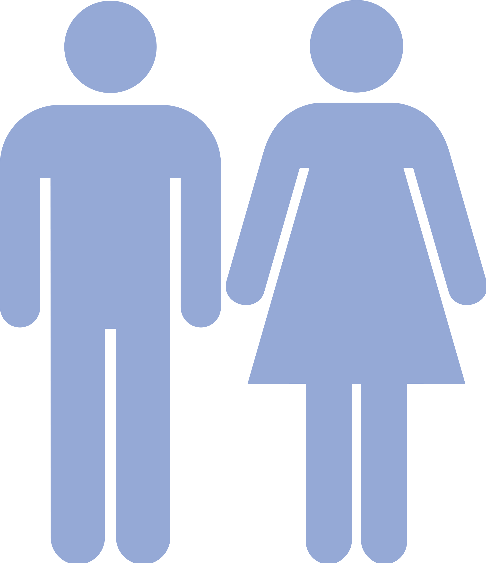 Open - Female Toilet Sign (2000x2317), Png Download