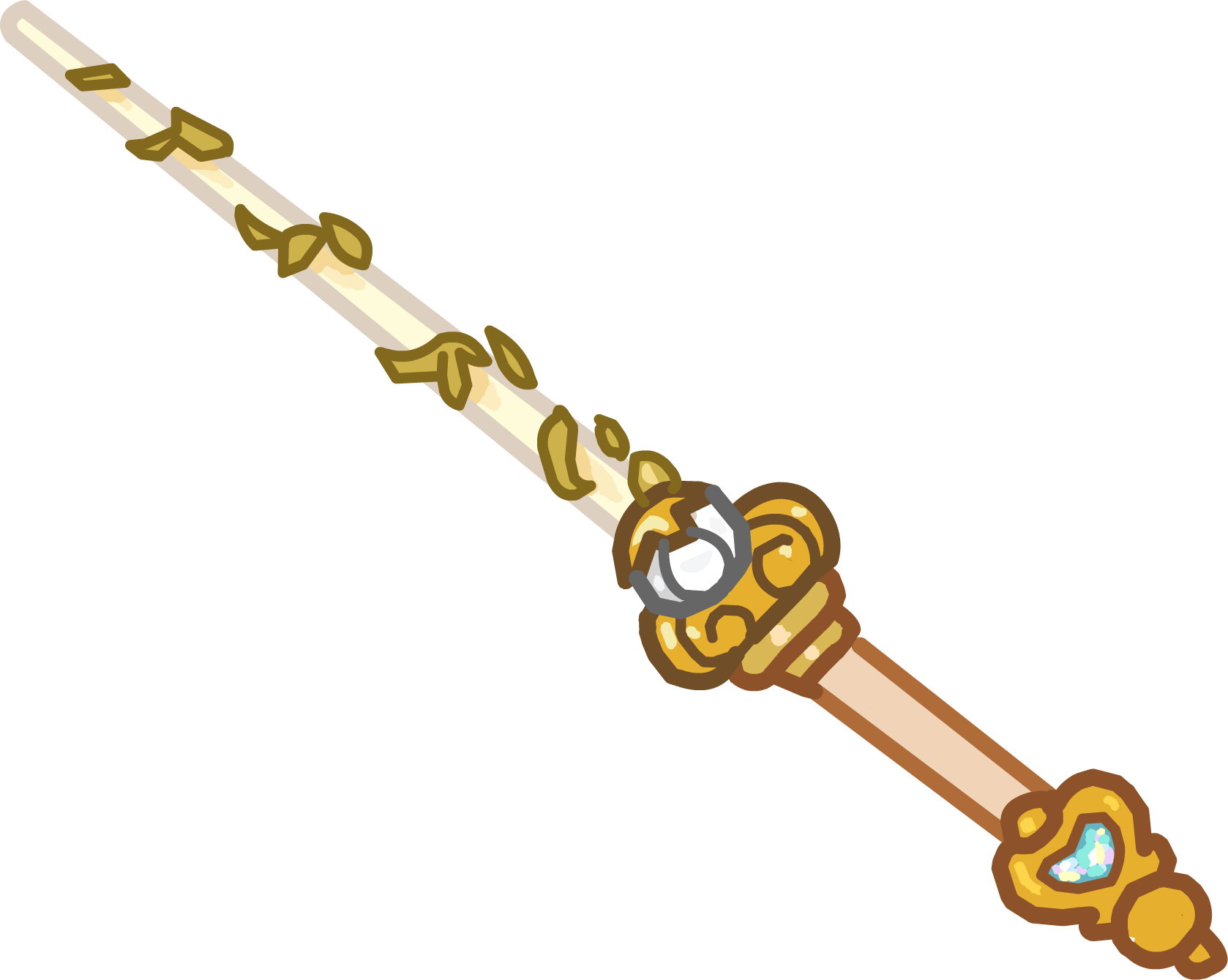 Fairy Godmother's Wand Icon - Varinha Da Fada Madrinha Descendentes (1280x1021), Png Download