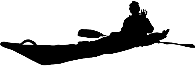 Sea Kayak Vector (640x320), Png Download
