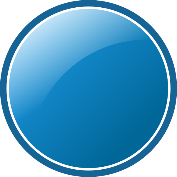 Download Glossy Blue Circle Clip Art At Clker - Blue Circle Logo Png PNG  Image with No Background 