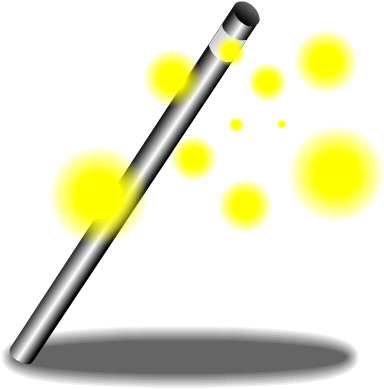 Magic, Wand Icon Icon Search Engine - Transparent Magic Wand Gif (400x400), Png Download