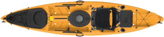 Malibu Kayaks Stealth-12 Perfectly Balanced Sit On - Malibu Kayaks Stealth 12 (600x400), Png Download