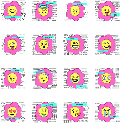 Emoji Flower - Grunge Fashion (420x448), Png Download
