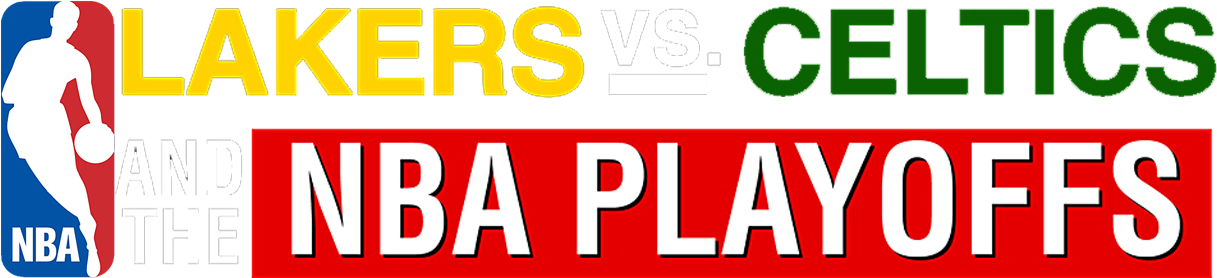 Lakers Versus Celtics And The Nba Playoffs - Nba Logo Perfect Cut Decal 4 X 4 (1248x311), Png Download