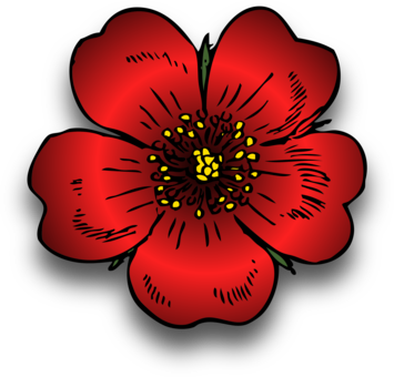 Rose Computer Icons Pink Flowers Decoupage Download - Rose Clip Art (355x340), Png Download