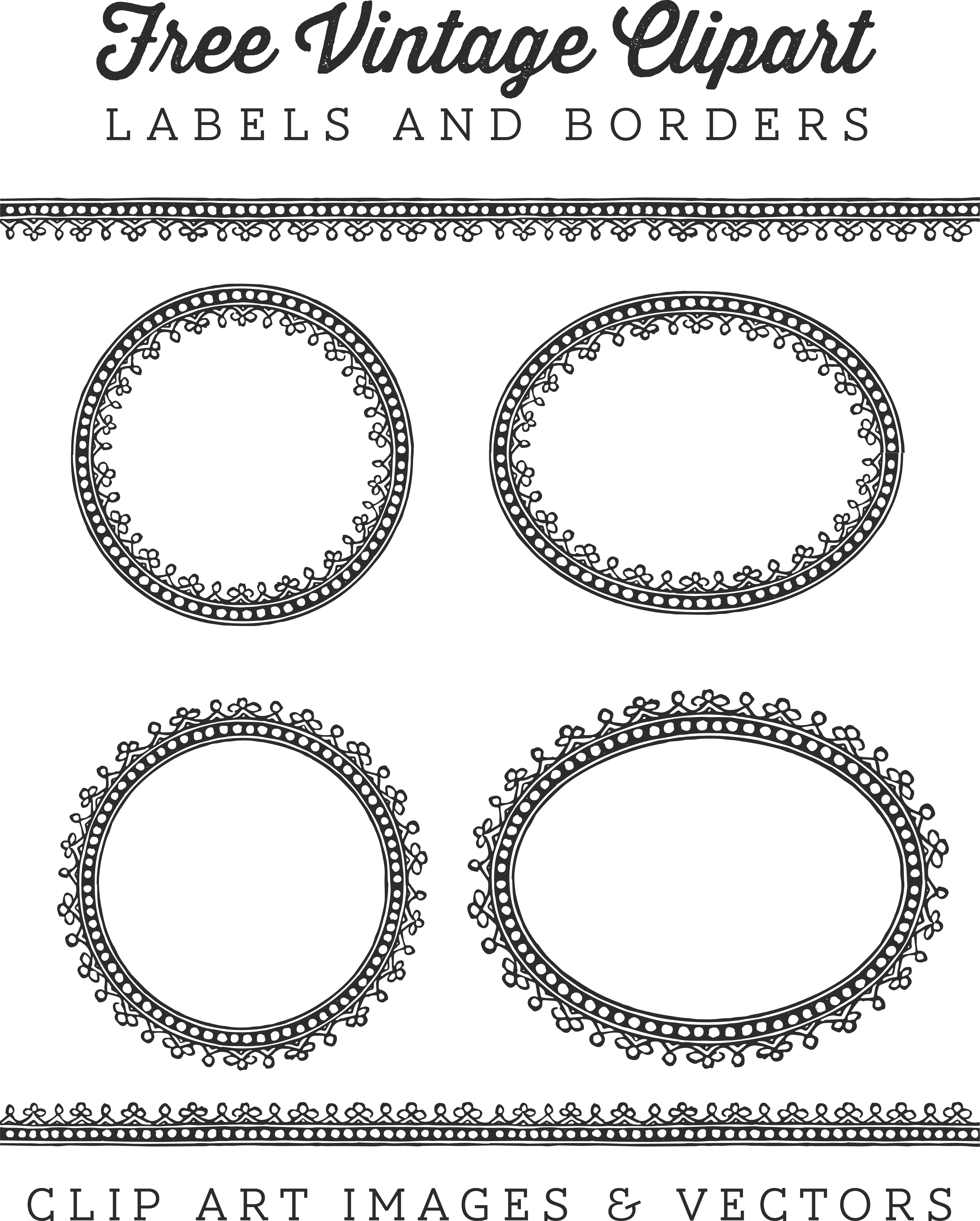 Vintage Border Frame Clipart - Beware Cavalier King Charles On Patrol Tin Sign (4169x5192), Png Download