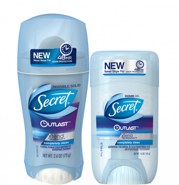 Outlast - Producto - Secret Outlast Clear Gel Antiperspirant & Deodorant (600x620), Png Download