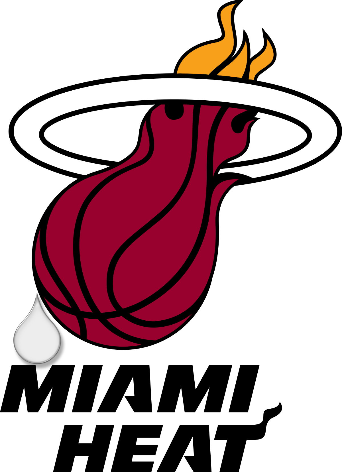 Miami Heat Ticket Sales Update - Logo Miami Heat (1200x1656), Png Download