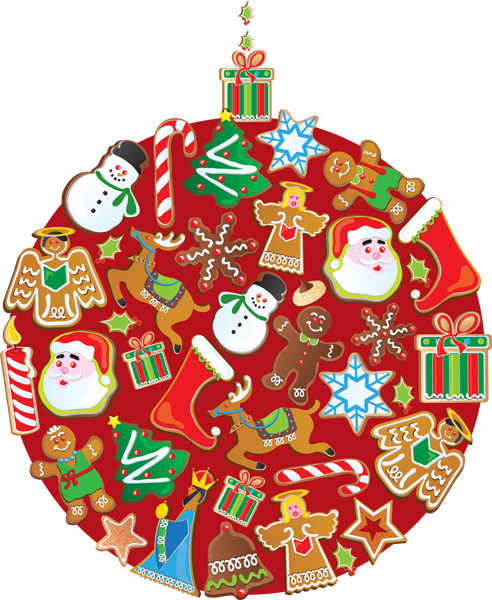 Beautiful Christmas Clipart Wallpapers Beautiful Christmas - Christmas Day (492x600), Png Download