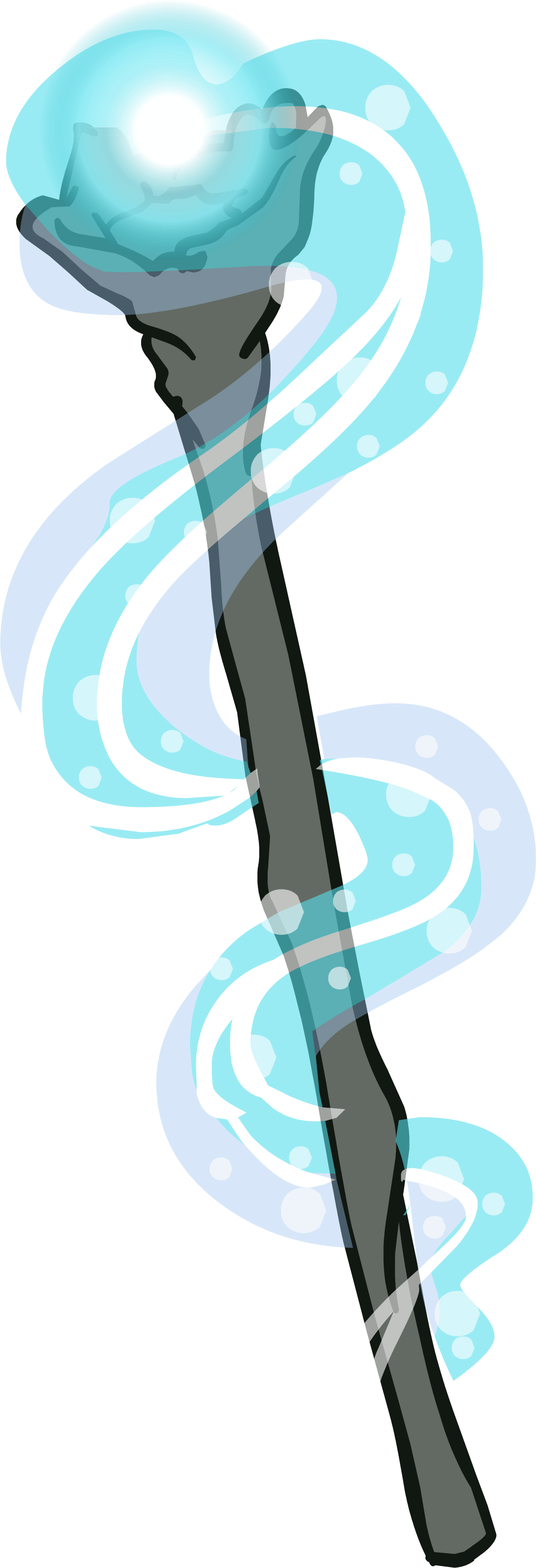 Wands, Running The Gauntlet, Fairy Wands, Sticks - Magic Staff Transparent (1052x3076), Png Download