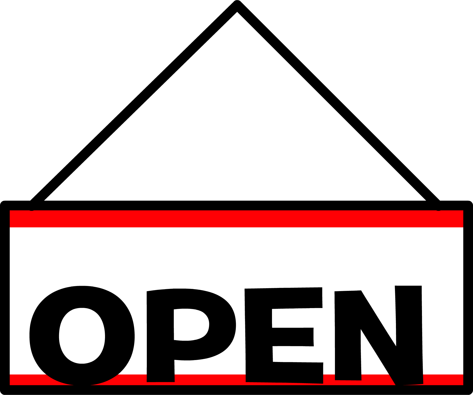 Download Open Closed Sign - Portable Network Graphics PNG Image with No ...