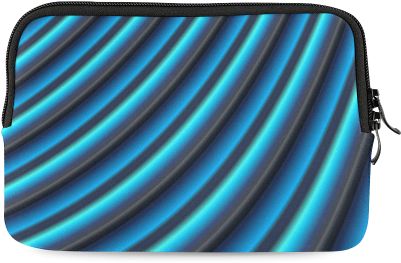 Glossy Blue Gradient Stripes Ipad Mini - Blue (500x500), Png Download