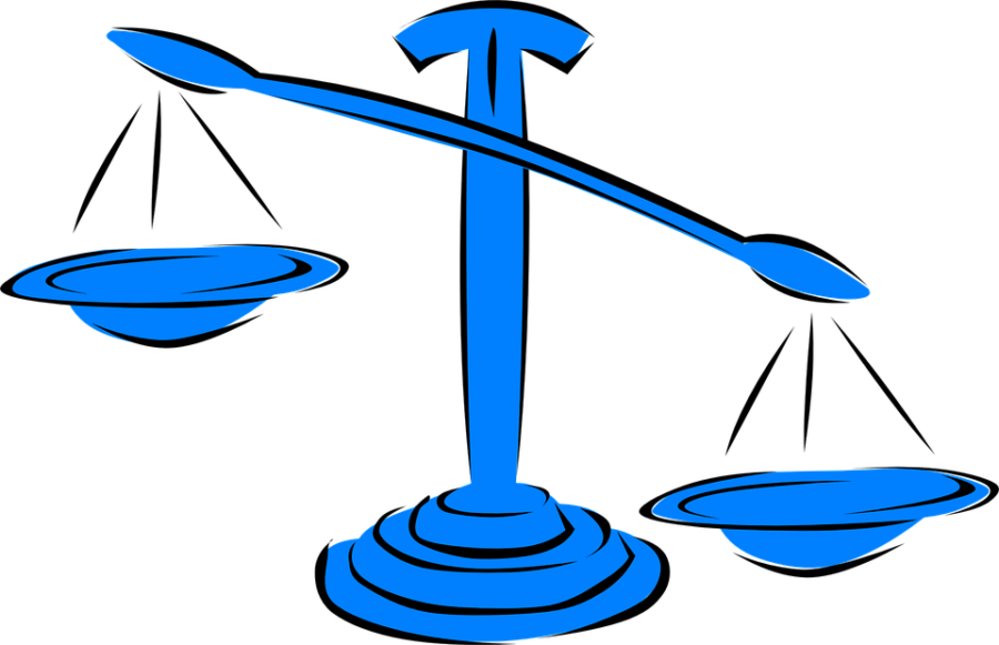 The International Balance Of Power Has Been Upset - Scales Of Justice Clip Art (900x581), Png Download