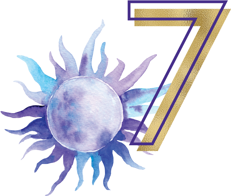 Contemplative 7s Are On A Mission To Uncover The Truth - Watercolor Painting (800x800), Png Download