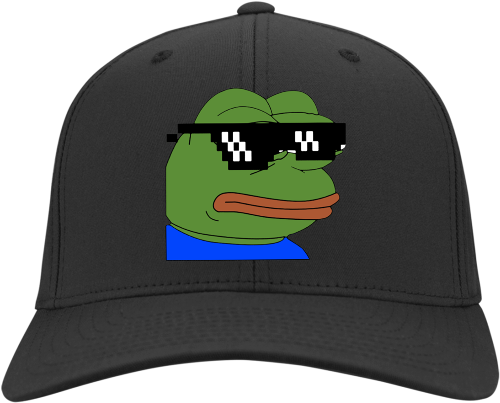 Pepe Thug Life Glasses Hat Tees Town Png Transparent - Hat (1024x1024), Png Download