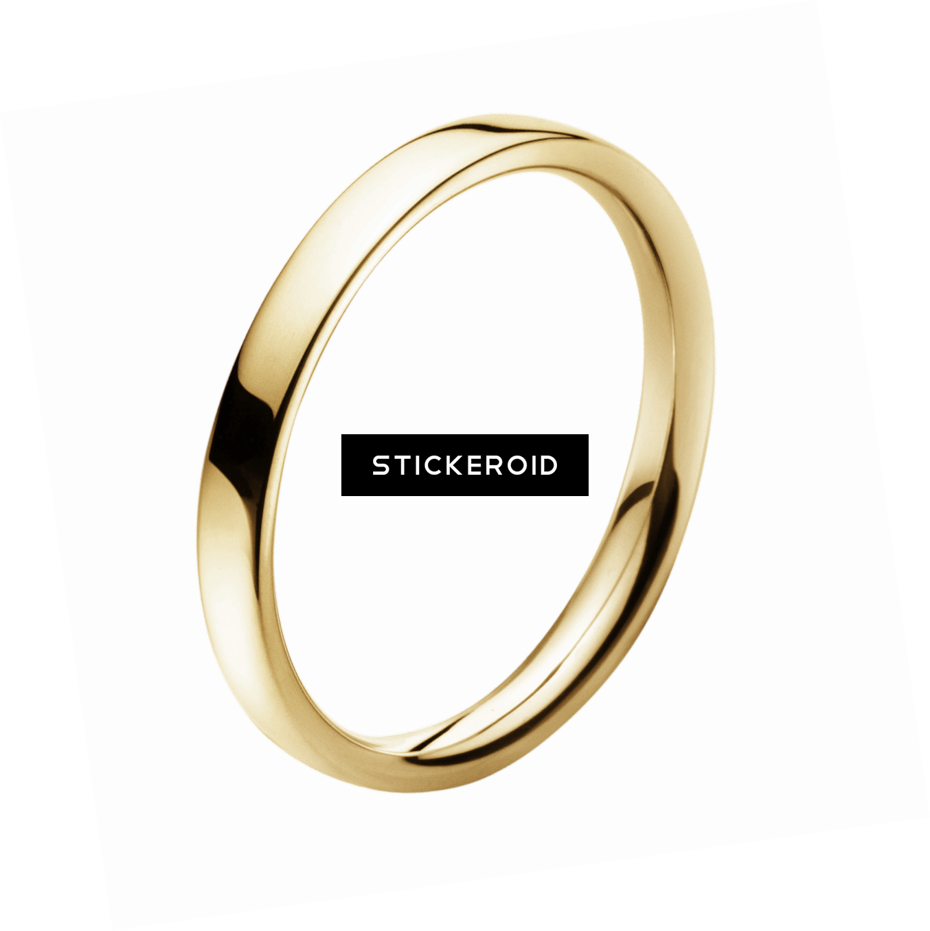 Thug Life Gold Chain Shiny - Georg Jensen Magic Ring - 18 Kt. Gold (1354x1355), Png Download