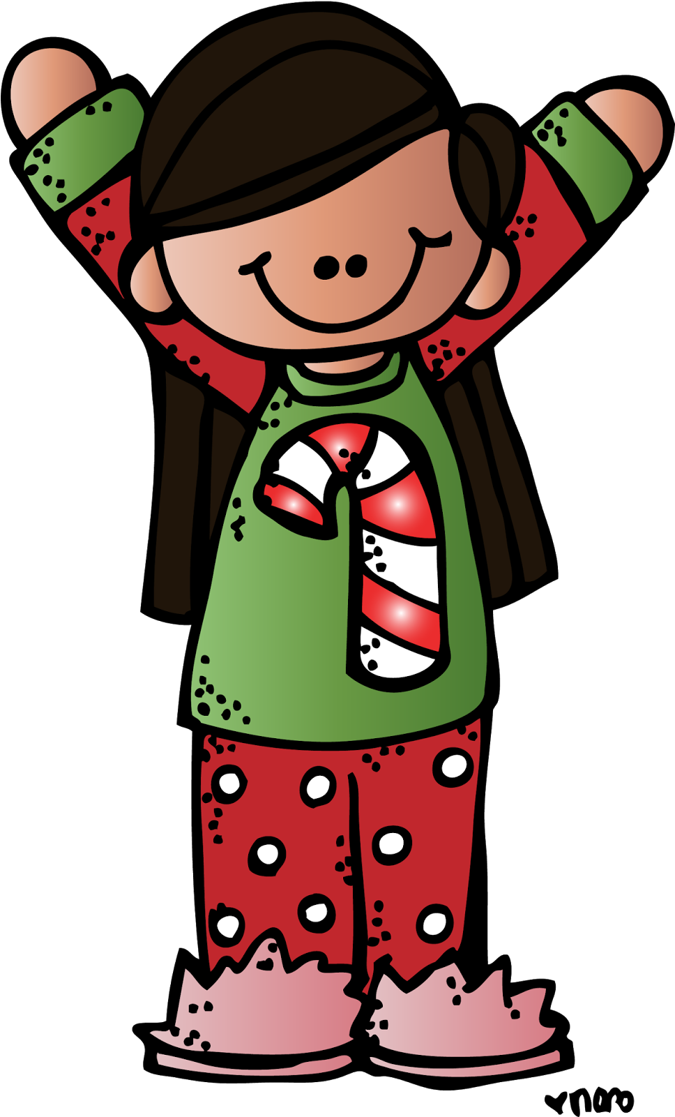 Happy Holidays To All - Melonheadz Christmas Kids (977x1600), Png Download