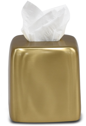 Brushed Brass Tissue Box - Box (1024x1024), Png Download