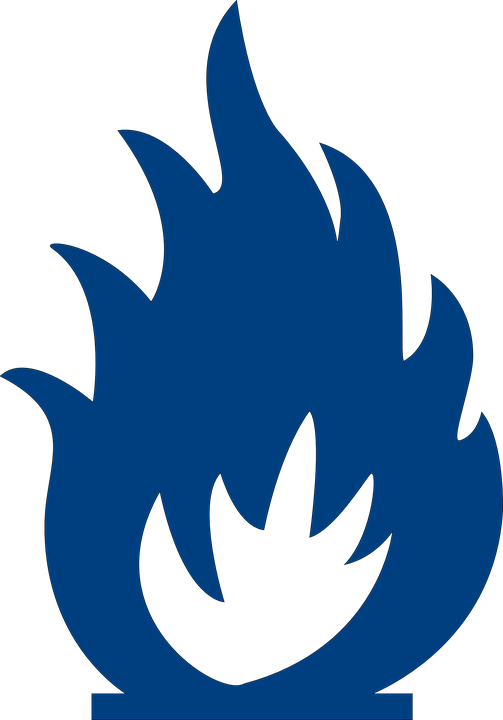 Flames Clipart Fire Blast - Flame Black And White Clipart (503x720), Png Download