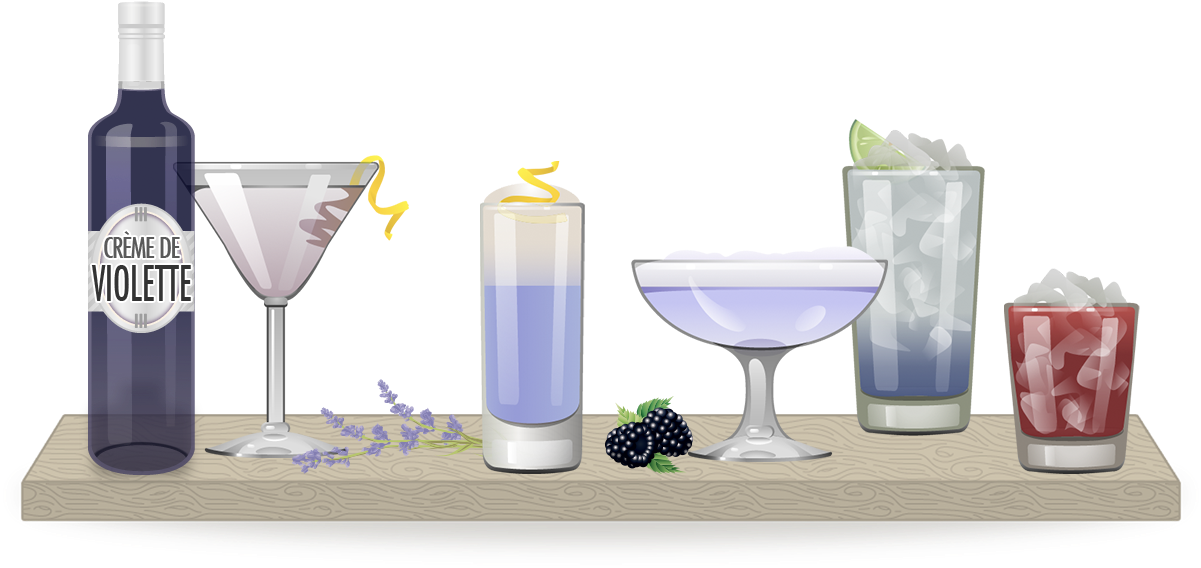 9 Purple Cocktails That Don't Suck - Champagne (1200x600), Png Download