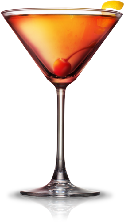 Manhattan Mixed Drink - Manhattan Martini Png (1024x1024), Png Download