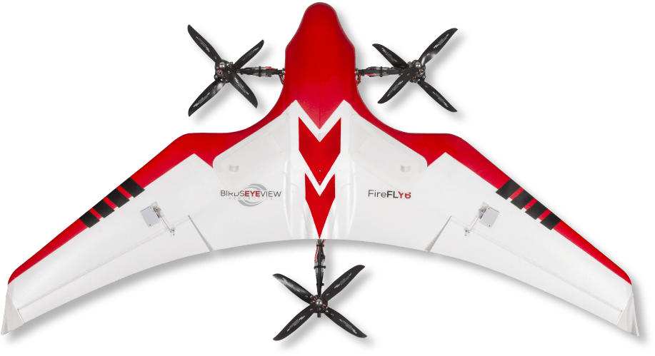 Birdseyeview Firefly6 Pro Birdseyeview - Fixed Wing Vertical Takeoff Drone (917x499), Png Download