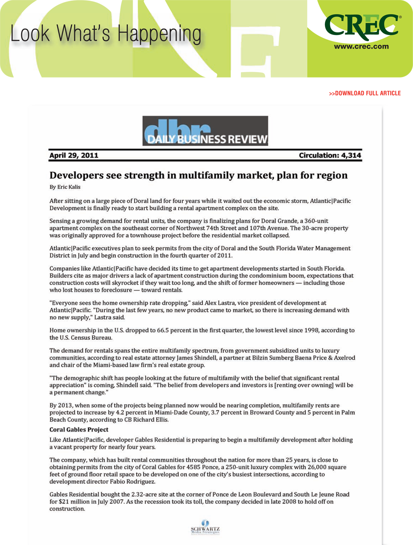 Download Dbr 4 29 11 Pm Continental Real Estate Companies PNG Image