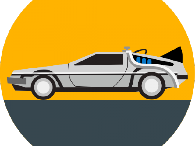 Back To The Future Clipart Future Scope - Back To The Future Car Clipart (640x480), Png Download