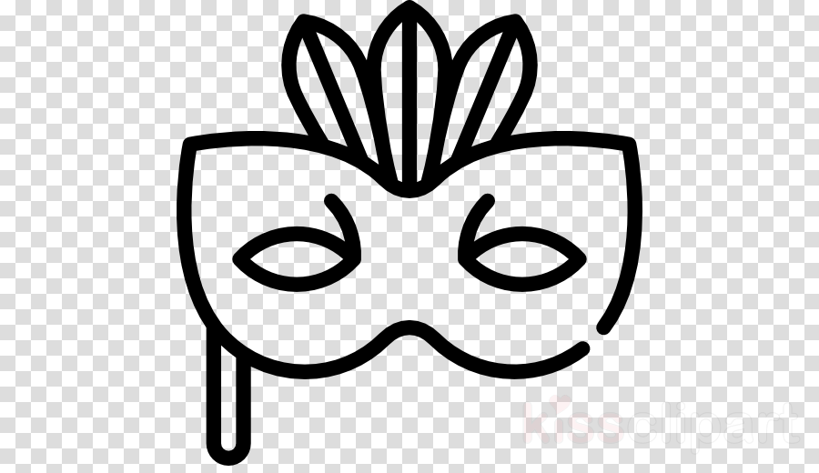 Download Mask Black And White Clipart Mask Clip Art - Clipart Design For T Shirt (900x520), Png Download