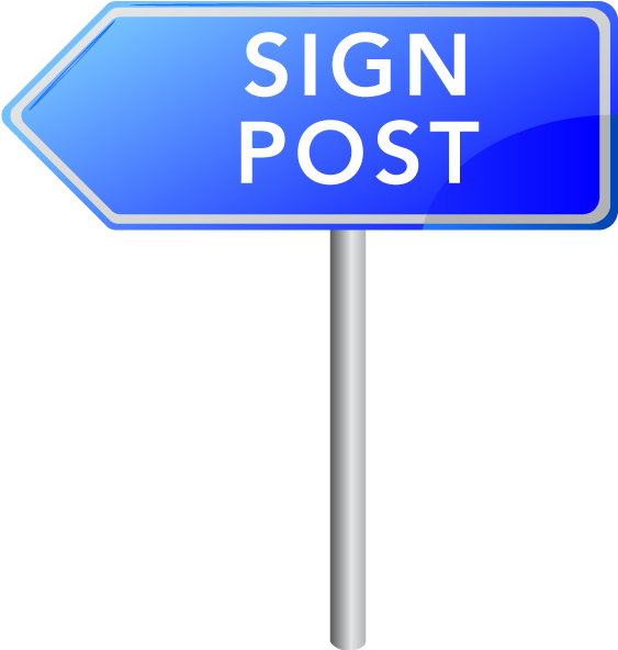 Sign Post Software - Post Traffic Sign Transparent (842x595), Png Download
