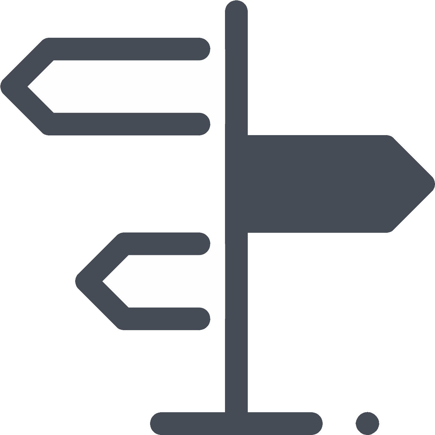 Travel Signpost Icon - Icon (1600x1600), Png Download