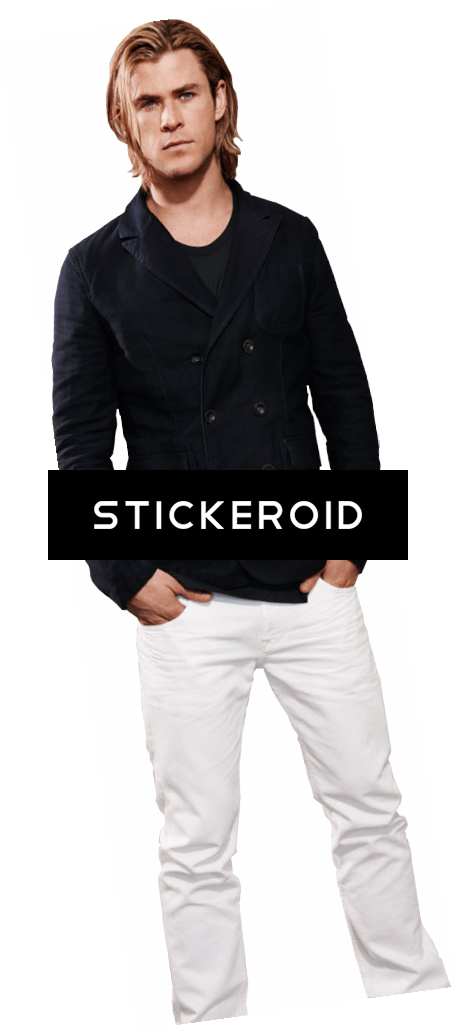 Chris Hemsworth - Formal Wear (456x1031), Png Download
